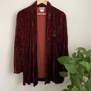 Coldwater Creek Rayon/Silk Blend Jacket Medium